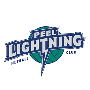 Peel Lightning Netball Club Web Header Logo